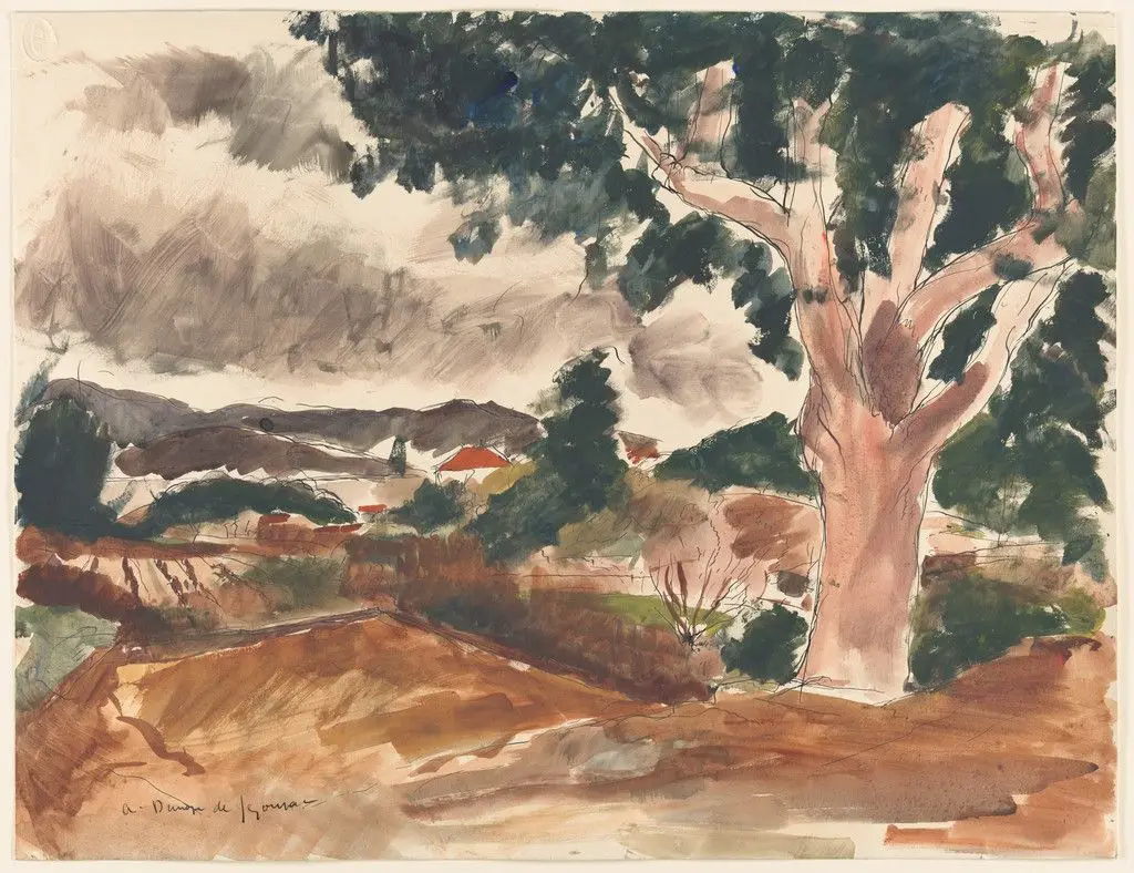 Landscape by André Dunoyer de Segonzac