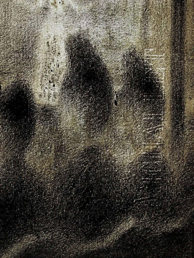 At the Concert Européen (Au Concert Européen) by Georges-Pierre Seurat