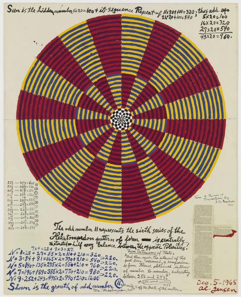 Hekatompedon Series, Per 7 by Alfred Jensen