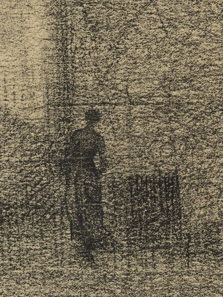 Stone Breaker, Le Raincy (Casseur de pierres, Le Raincy) by Georges-Pierre Seurat