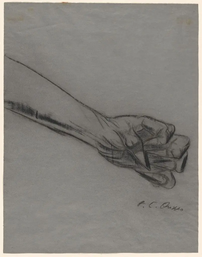 Clenched Fist by José Clemente Orozco