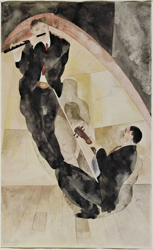 Vaudeville Musicians by Charles Demuth