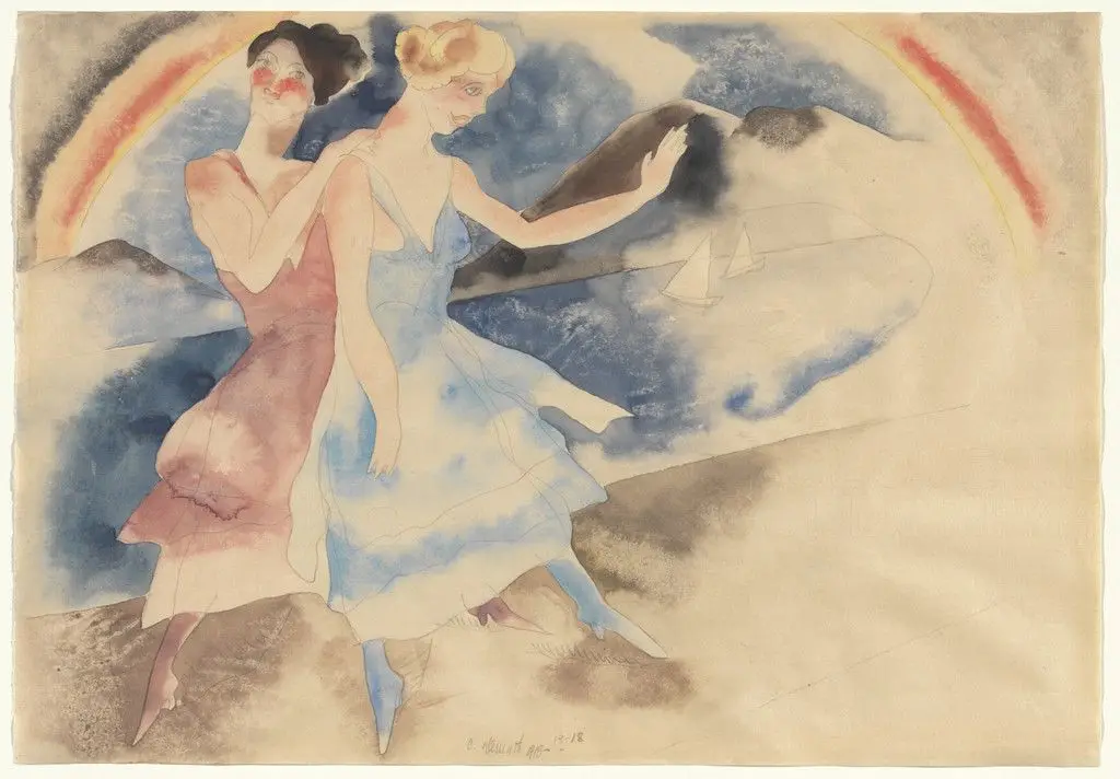 Vaudeville Dancers by Charles Demuth