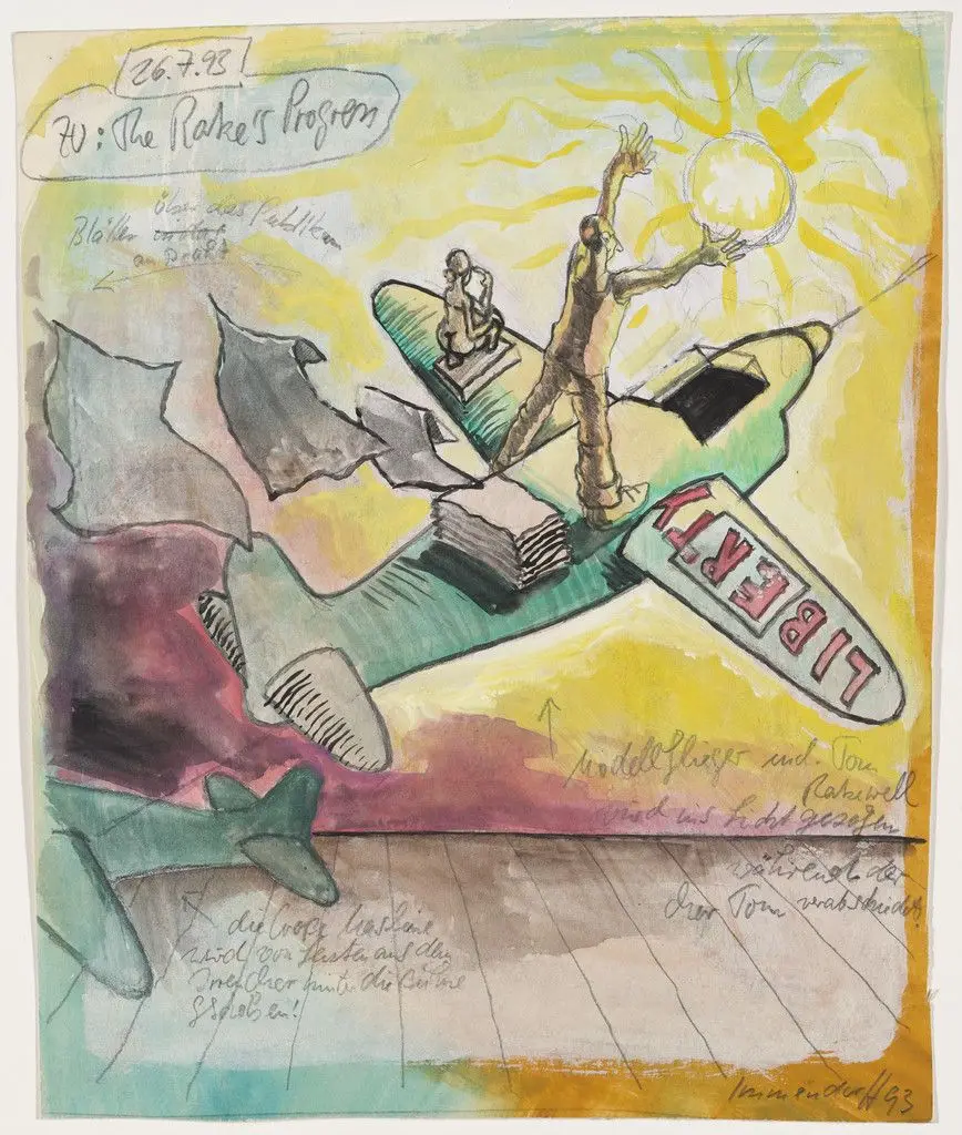 THE PILOT by Jörg Immendorff