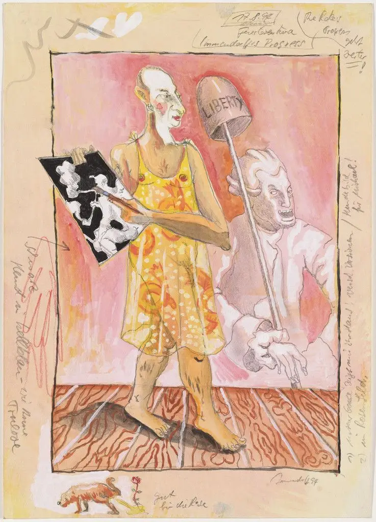 IMMENDORFF'S PROGRESS / THE RAKE'S PROGRESS GOES ON by Jörg Immendorff