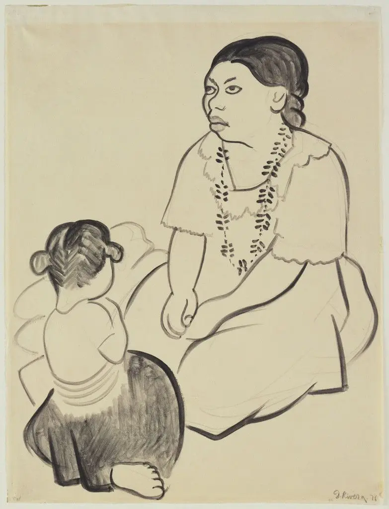 Mother and Child by Diego Rivera