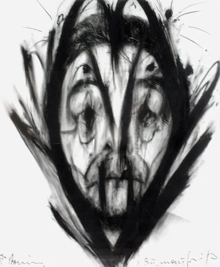 Untitled by Arnulf Rainer