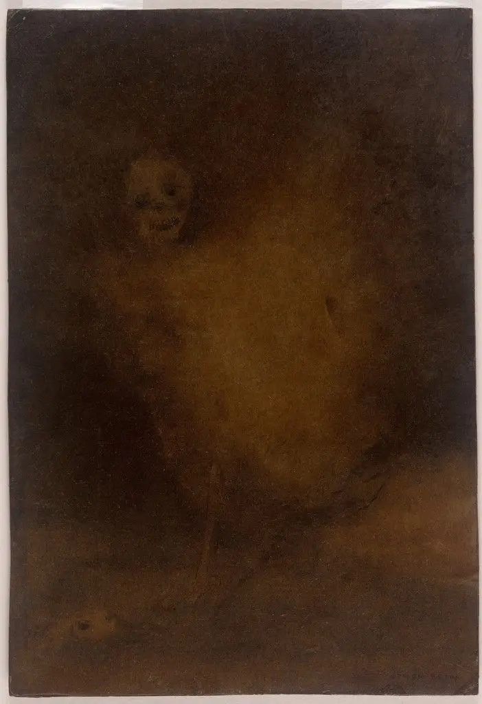 The Dream Finished by Death by Odilon Redon