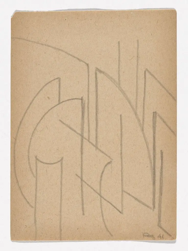 Abstract Drawing by Aleksandr Rodchenko