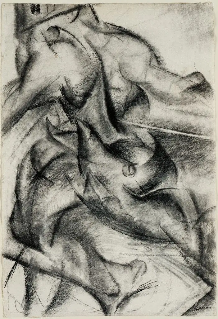 Muscular Dynamism by Umberto Boccioni