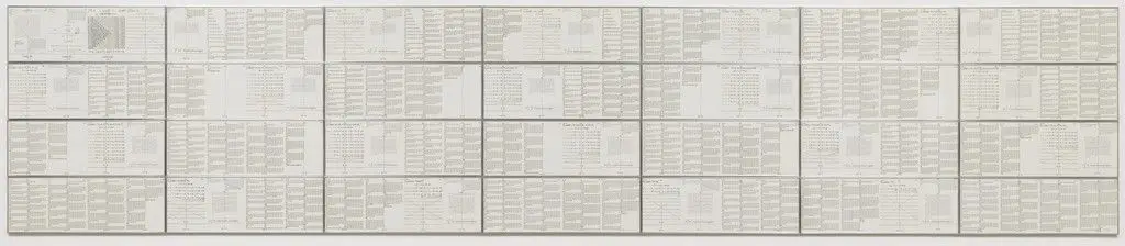 II-b by Hanne Darboven
