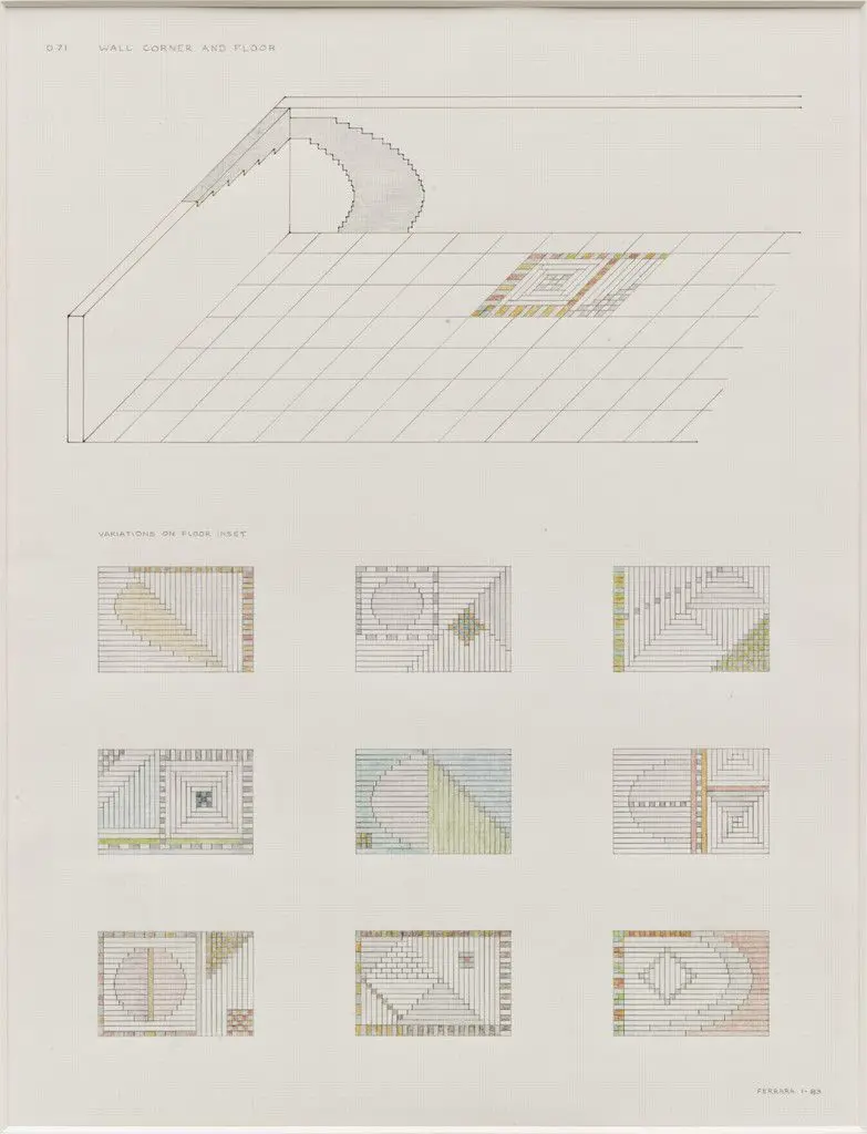 D71 Wall Corner and Floor by Jackie Ferrara