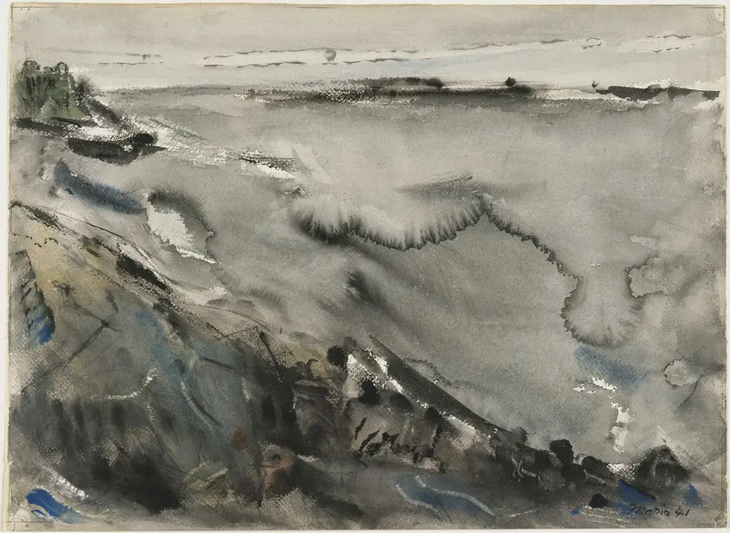 Movement: Sky and Grey Sea by John Marin