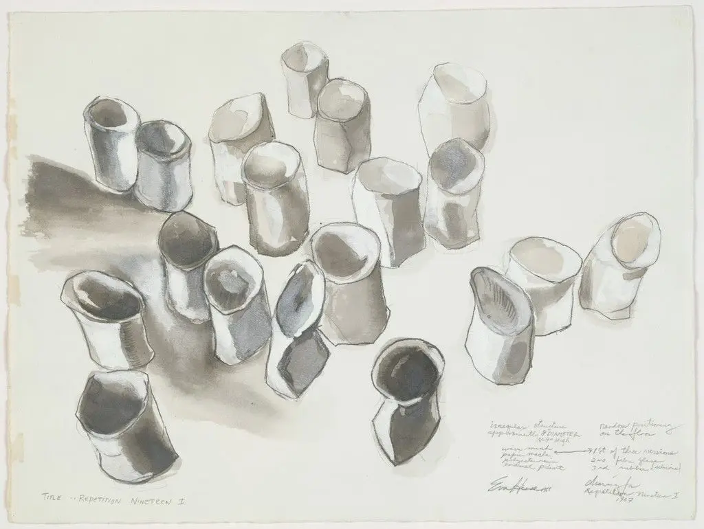 Repetition Nineteen I by Eva Hesse