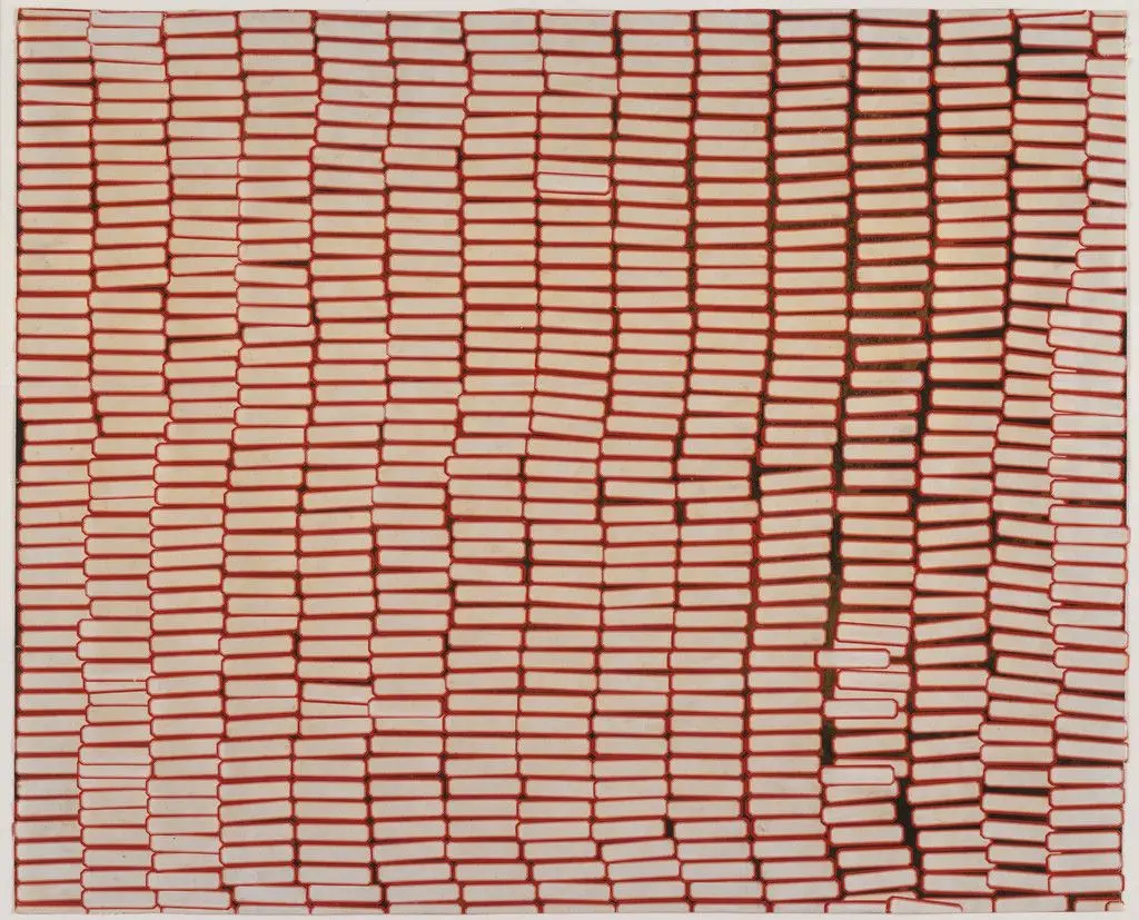 Accumulation of Stamps, 63 by Yayoi Kusama