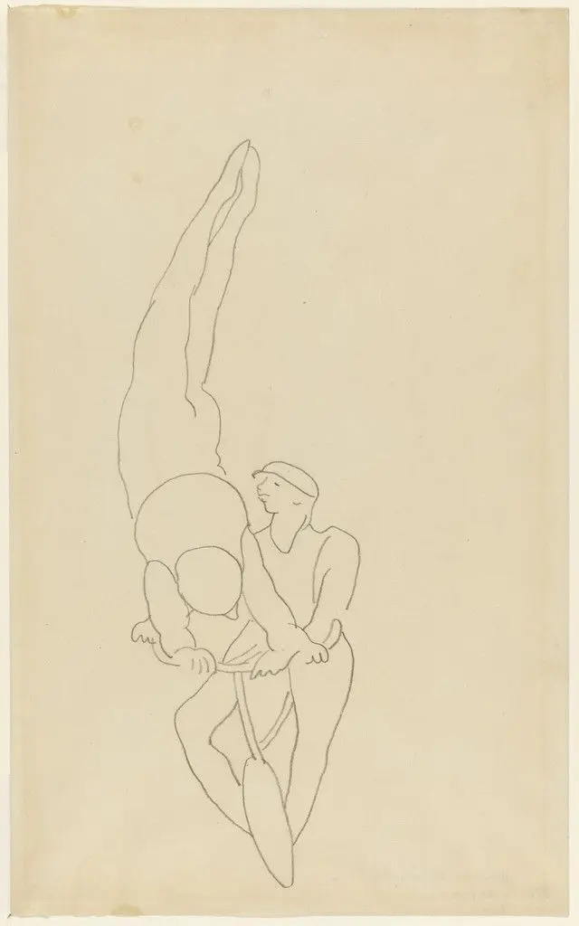 Study for Acrobats by Charles Demuth