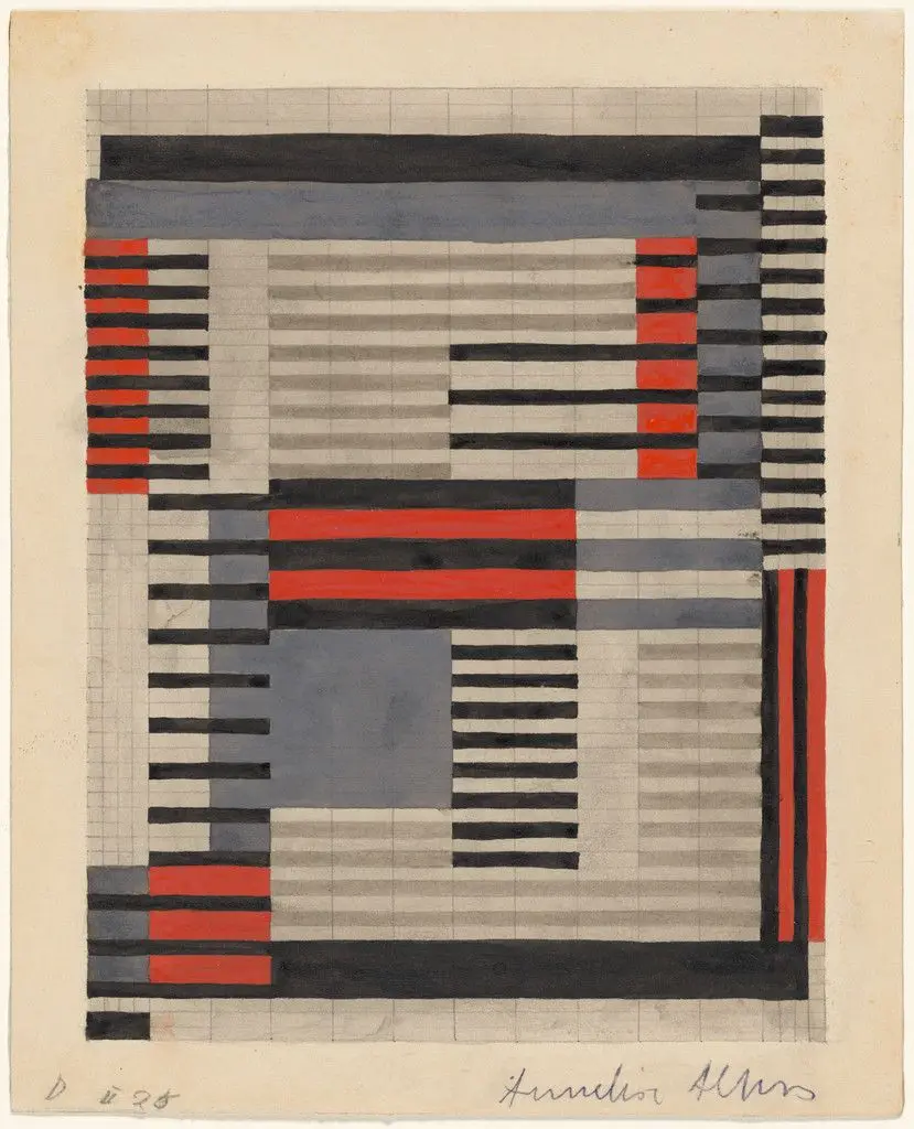 Design for Smyrna Rug by Anni Albers