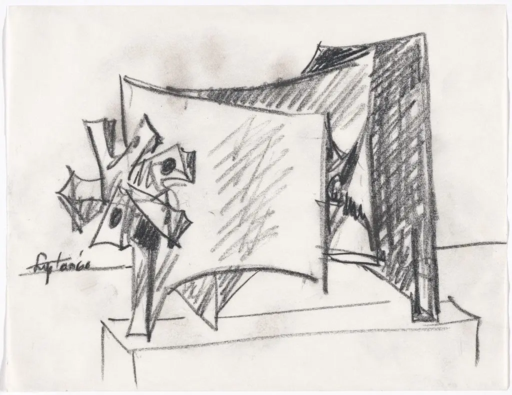 Study for Manuscript by Seymour Lipton