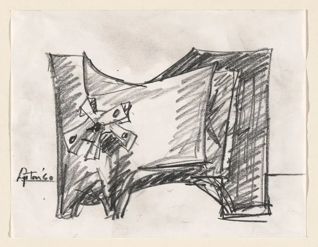 Study for Manuscript by Seymour Lipton