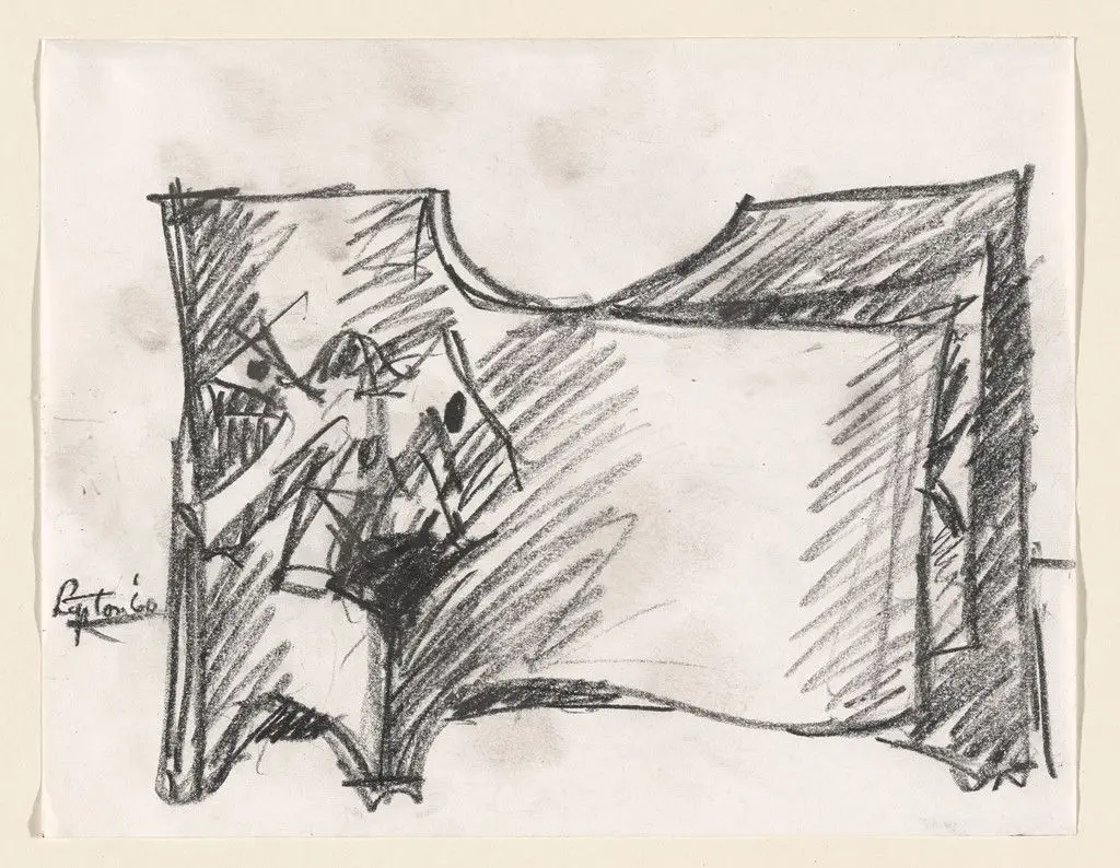 Study for Manuscript by Seymour Lipton