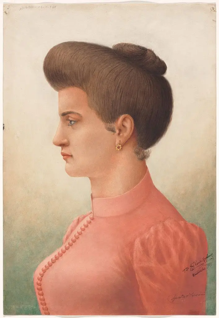 Old-Fashioned Lady (Dama Antigua) by Gustavo Lazarini Terradas