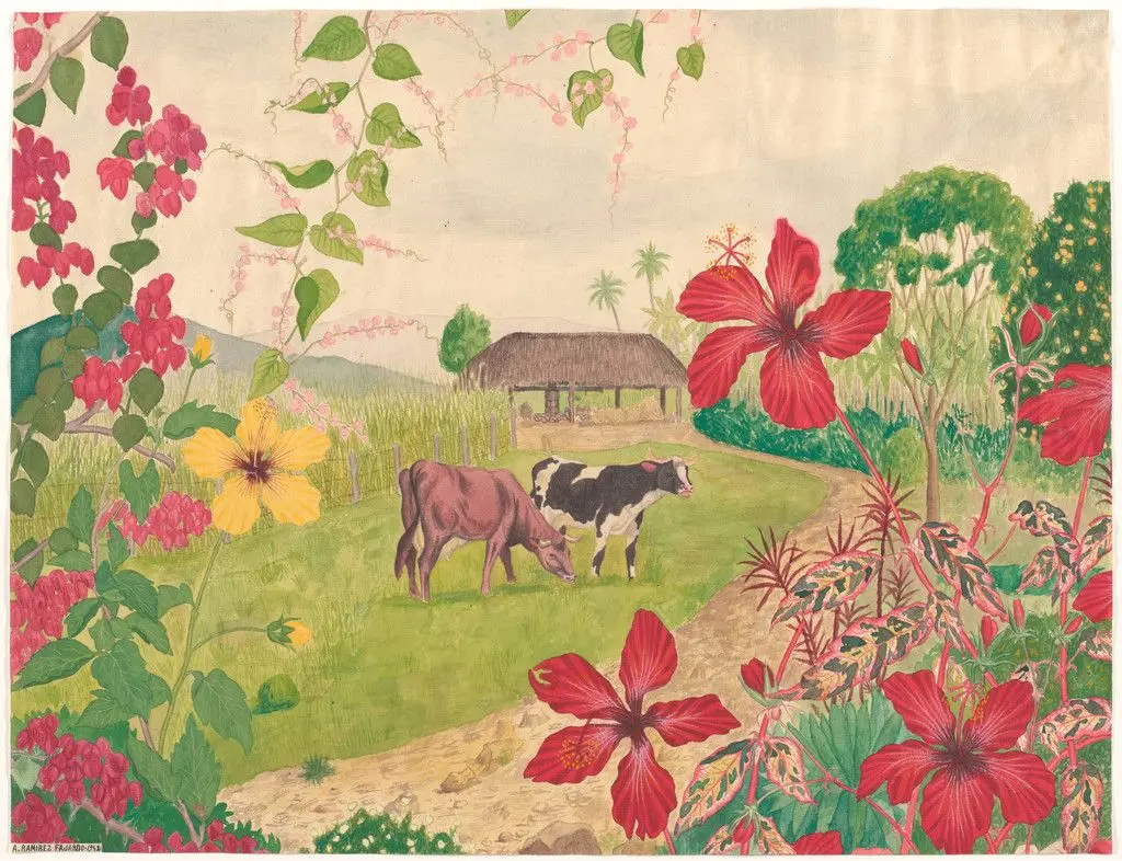 Landscape by Alfonso Ramirez Fajardo