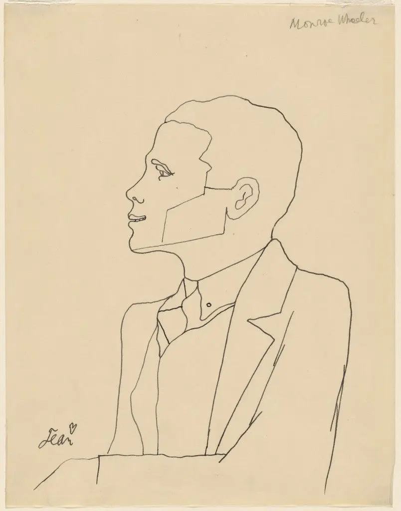 Monroe Wheeler by Jean Cocteau
