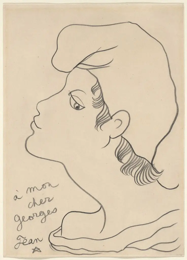 A Boy in Profile by Jean Cocteau