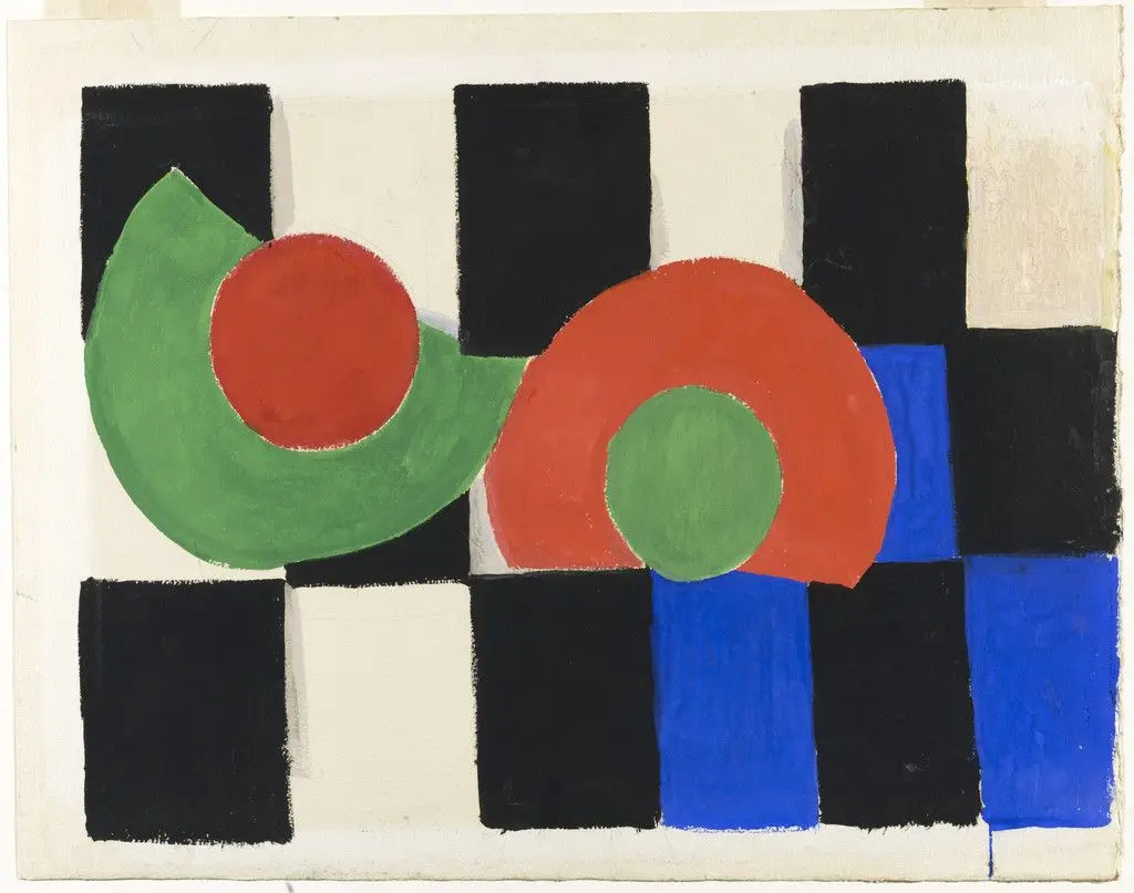 Colored Rhythm by Sonia Delaunay