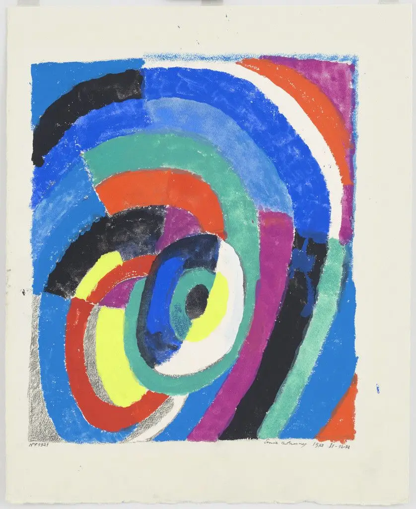 Color Rhythm No. 1921-1973 by Sonia Delaunay