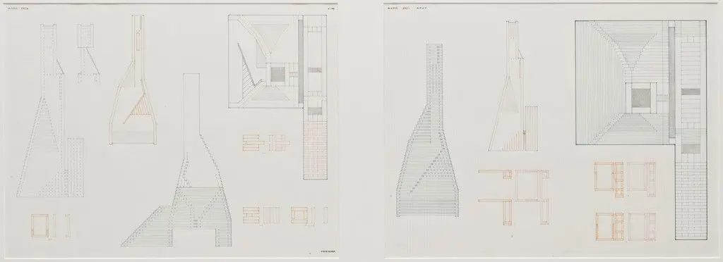 Drawing for A200 AJUT by Jackie Ferrara