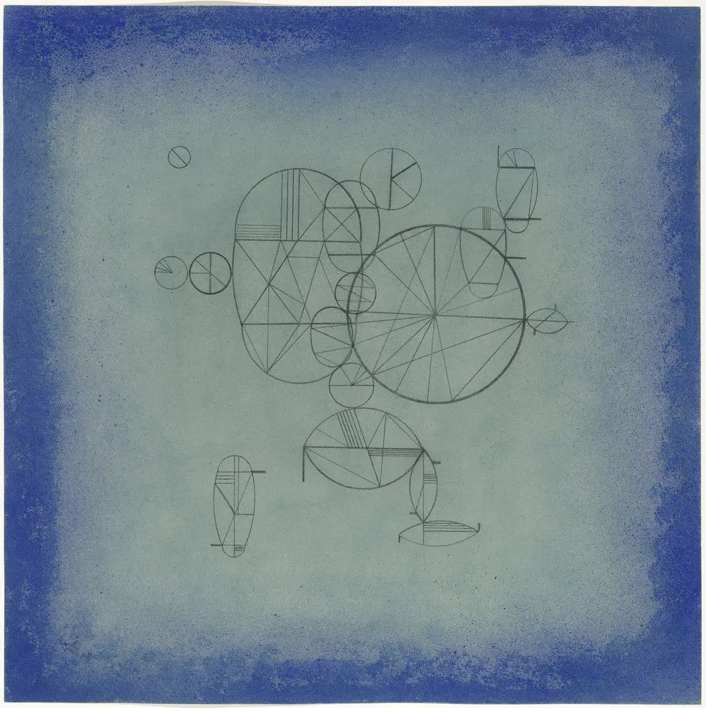 Round Poetry (Runde Dichtung) by Vasily Kandinsky