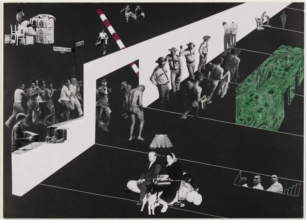 Exodus, or the Voluntary Prisoners of Architecture: The Reception Area by Rem Koolhaas, Elia Zenghelis, Zoe Zenghelis, Madelon Vriesendorp