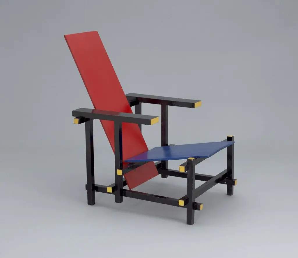 Red Blue Chair by Gerrit Rietveld