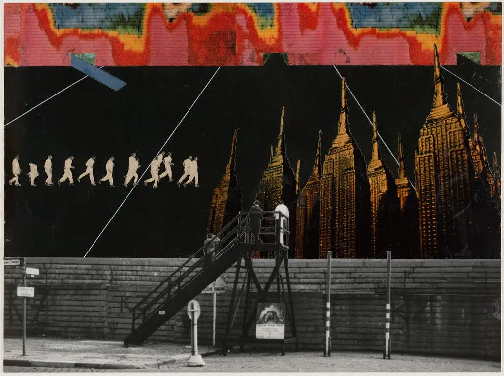 Exodus, or the Voluntary Prisoners of Architecture: Training the New Arrivals (Axonometric projection) by Rem Koolhaas, Elia Zenghelis, Zoe Zenghelis, Madelon Vriesendorp