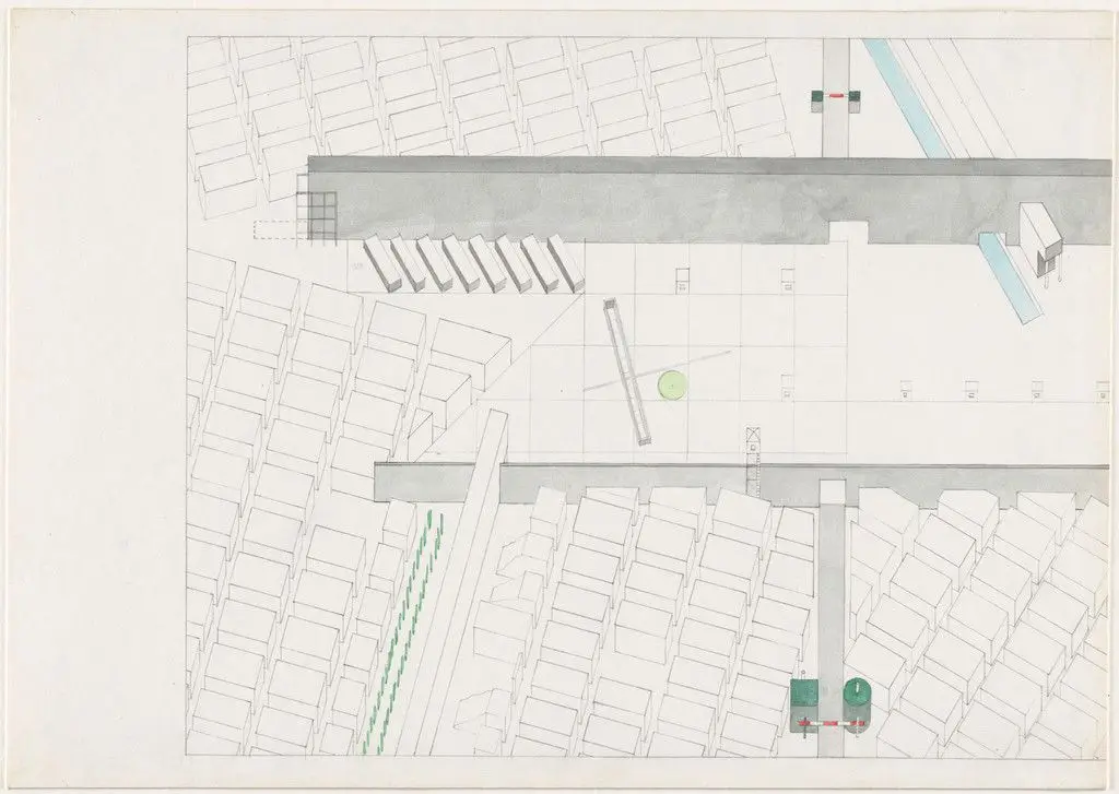 Exodus, or the Voluntary Prisoners of Architecture: The Tip of the Strip by Rem Koolhaas, Elia Zenghelis, Zoe Zenghelis, Madelon Vriesendorp