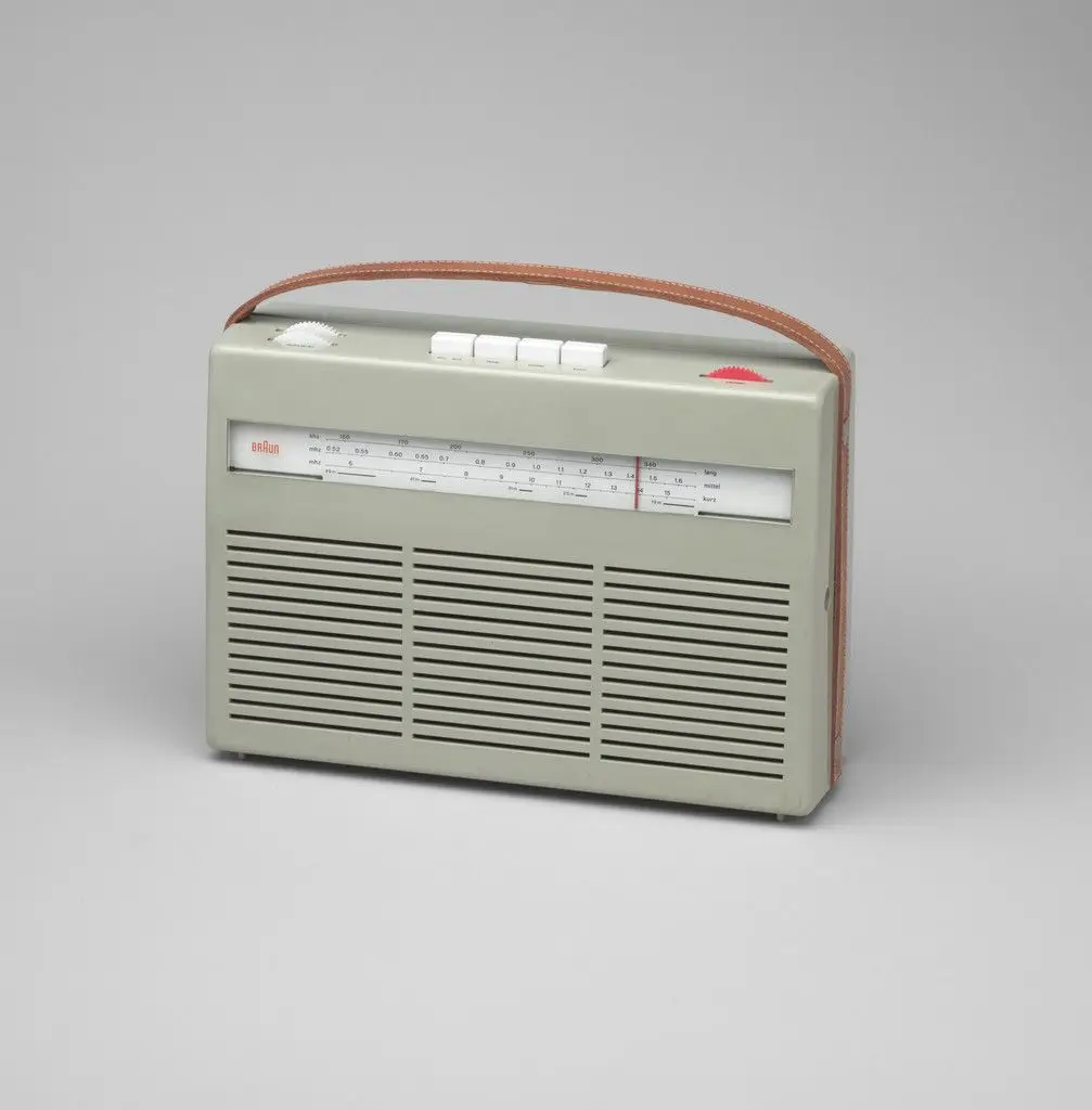 Portable Transistor Radio (model T 24) by Dieter Rams