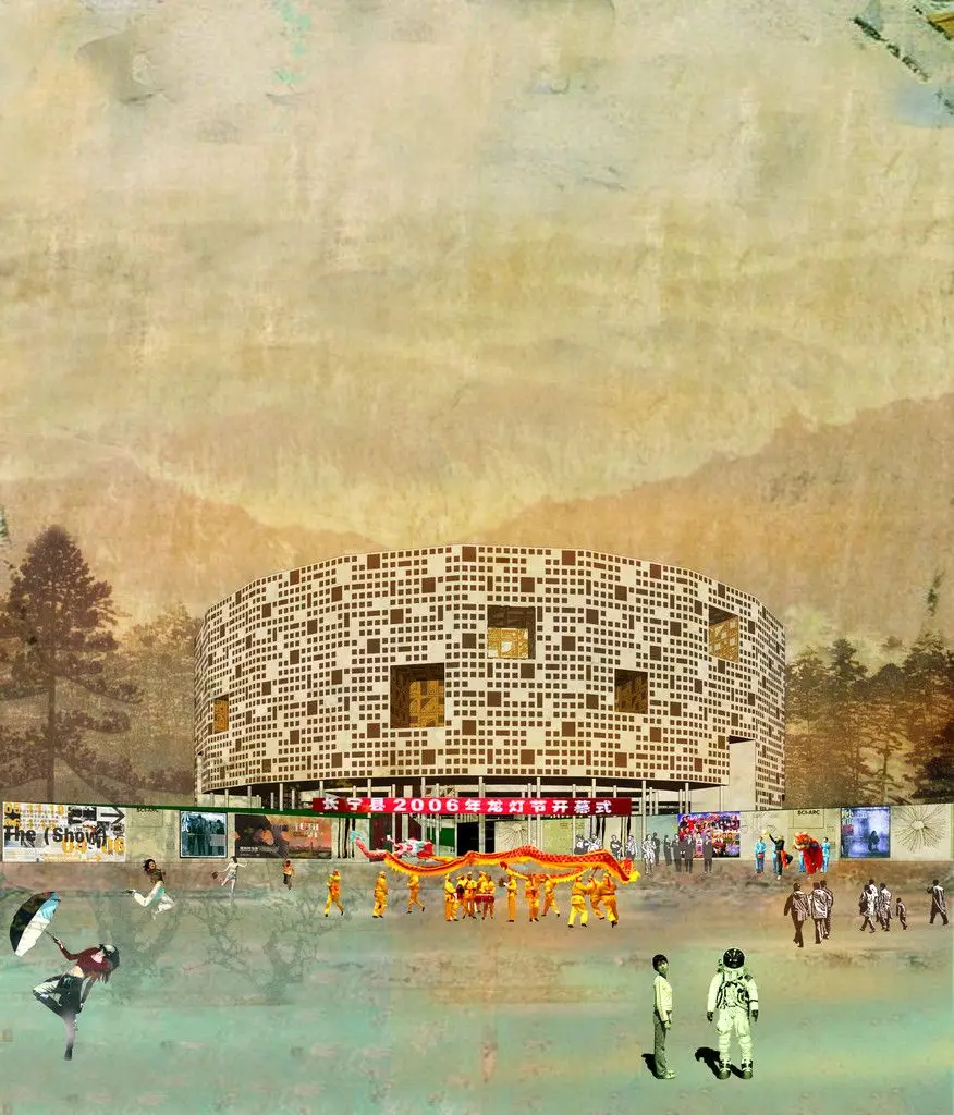 Tulou Collective Housing, Nanhai, Guandong, China by Xiao Du Liu, Yan Meng, Hui Wang