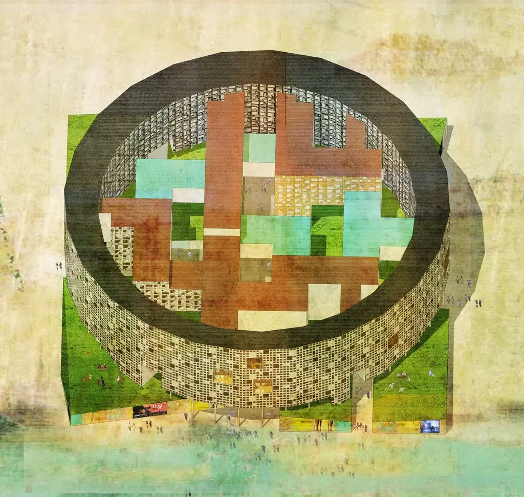 Tulou Collective Housing, Nanhai, Guandong, China by Xiao Du Liu, Yan Meng, Hui Wang