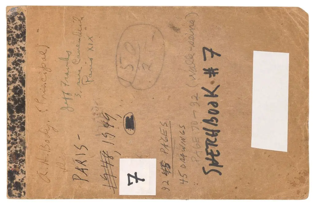 Sketchbook #6, Paris by Ellsworth Kelly