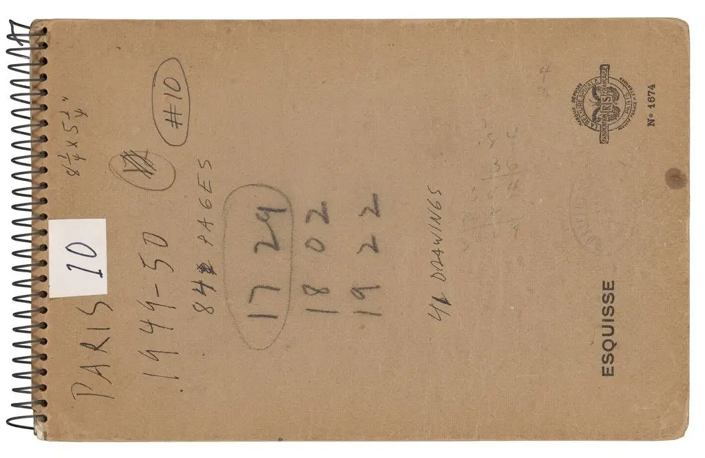 Sketchbook #9, Paris by Ellsworth Kelly