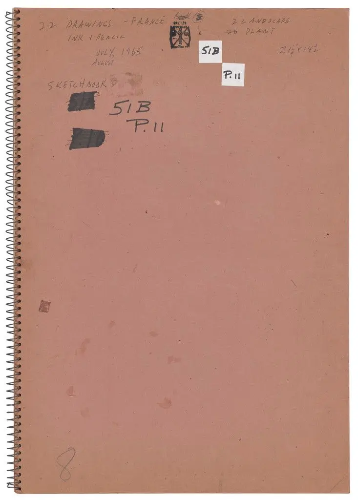 Sketchbook #54, France by Ellsworth Kelly