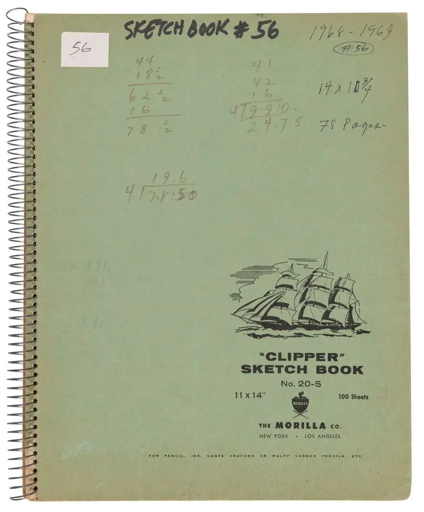 Sketchbook #61, New York City by Ellsworth Kelly