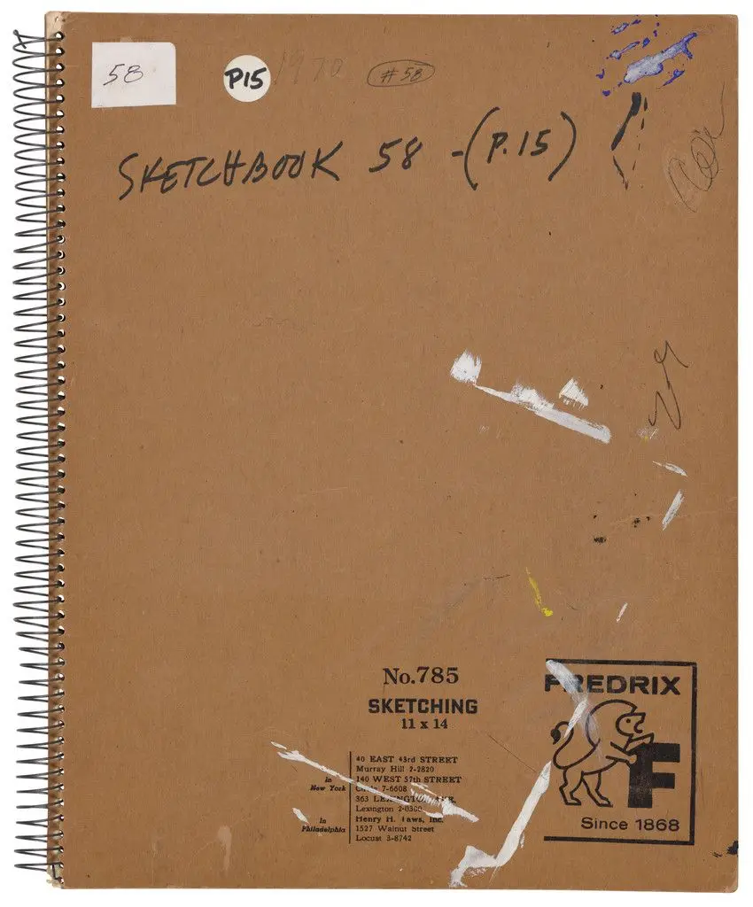 Sketchbook #63, Spencertown by Ellsworth Kelly