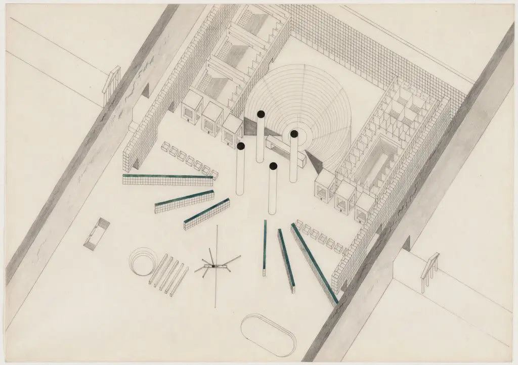 Exodus, or the Voluntary Prisoners of Architecture: The Central Area (Plan) by Rem Koolhaas, Elia Zenghelis, Zoe Zenghelis, Madelon Vriesendorp