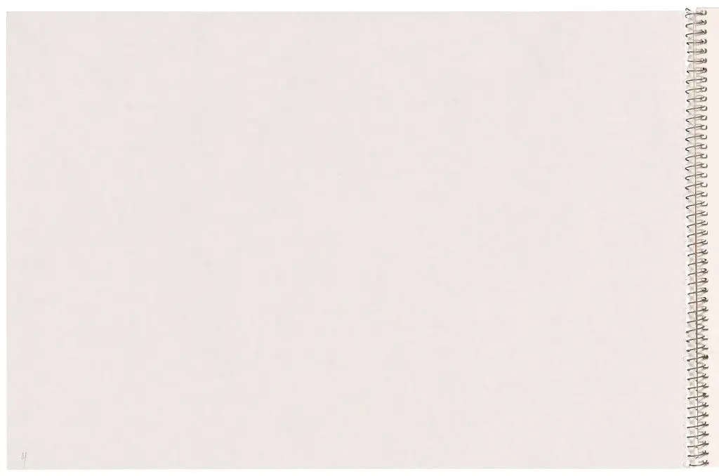 Page from Sketchbook #78, 14 Stations of the Cross by Ellsworth Kelly