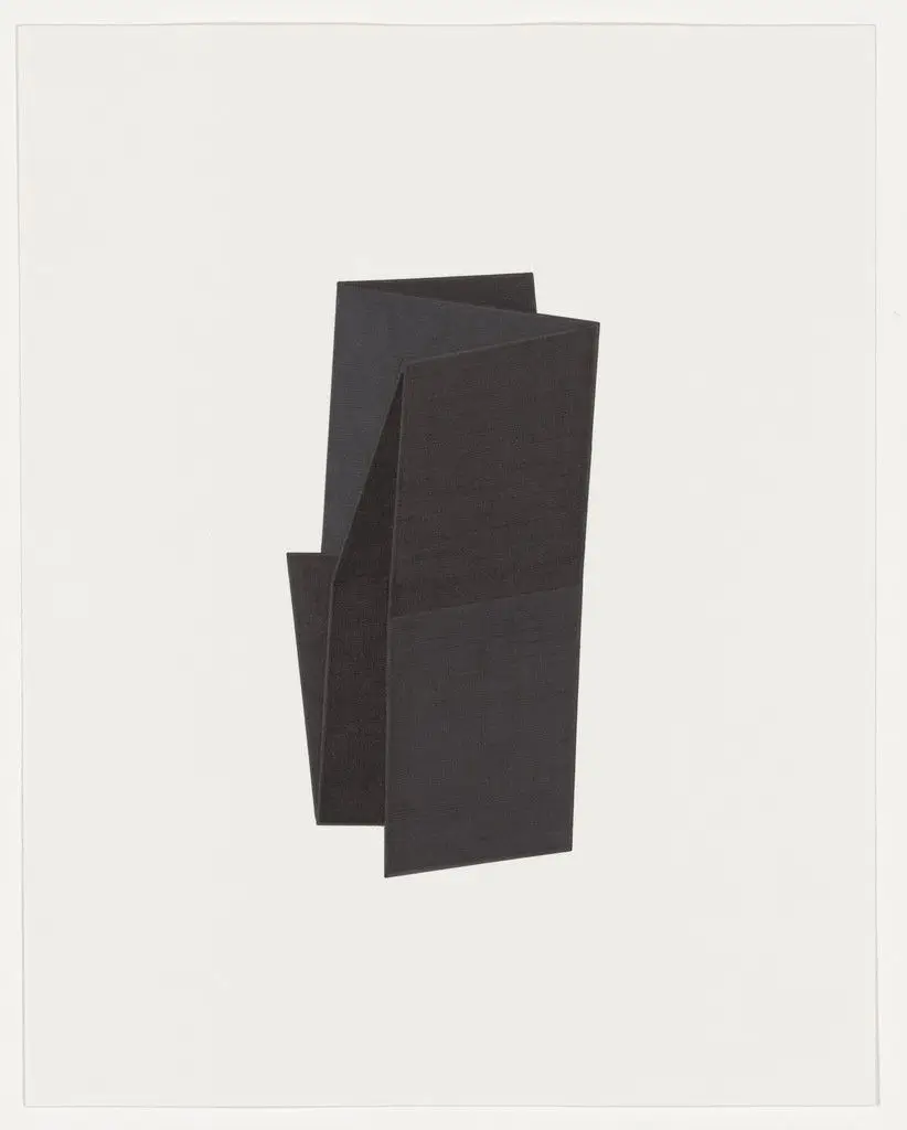 Untitled (Black Folds IX) by Iran do Espirito Santo