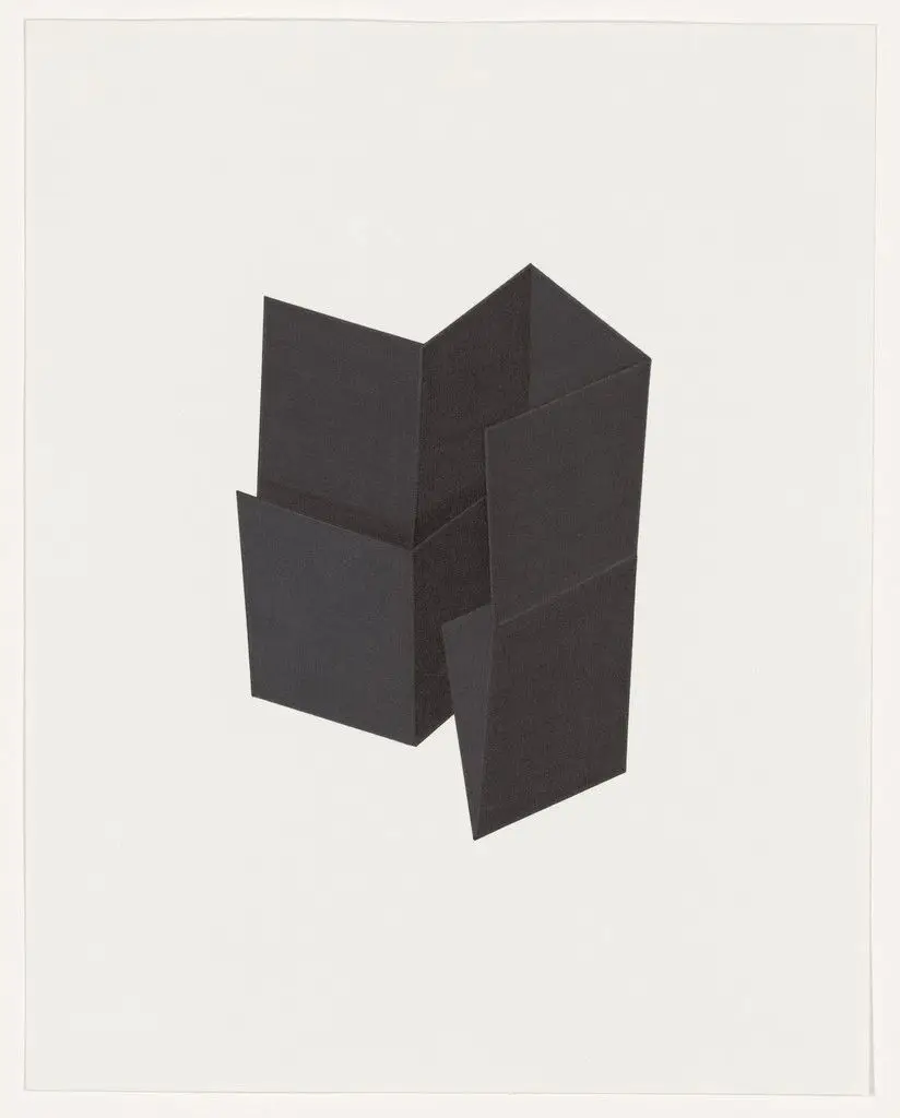 Untitled (Black Folds X) by Iran do Espirito Santo