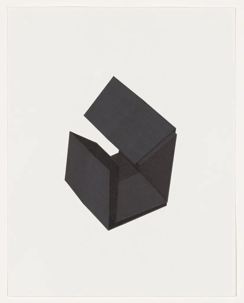 Untitled (Black Folds XII) by Iran do Espirito Santo