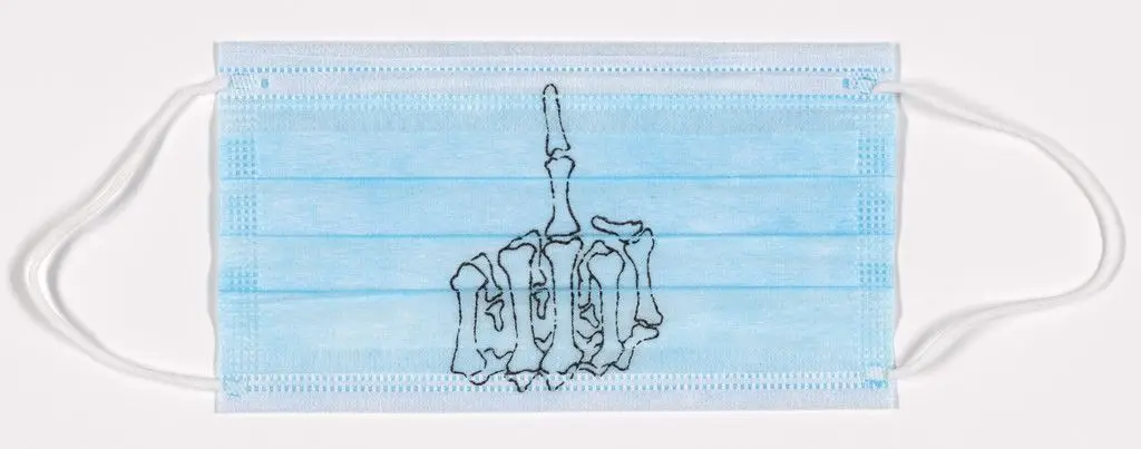 Ghost from the Finger Series from the collection Ai Weiwei MASK by Ai Weiwei